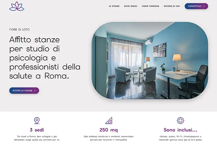 Homepage 1 featured fiore di loto